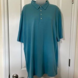 Strong Boalt Men’s Blue Polo. Size X-Large. 100% Cotton.